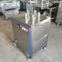 1-8Mm Snijmachine Automatische 3 Bladen Neerwaartse Druk Groente-En Fruitsnijmachine
