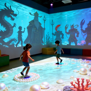 New Design Children Immersive Interactive Floor Projection 3D Hologram AR <b>Motion</b> <b>Sensor</b> Kids Indoor Playground Shopping Mall - Product Image 1