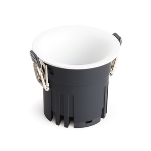 Lumière LED encastrée ronde en aluminium LANBOT, dimmable, IP65, anti-éblouissement profond, ETL, 15W, sans cadre, pour espaces humides, Bridgelux - Product Image 1