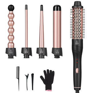 Fer à friser <span class=keywords><strong>rotatif</strong></span> automatique à chauffage rapide en céramique pour femmes, avec affichage LED de la température et chauffage PTC, pour usage domestique - Product Image 3