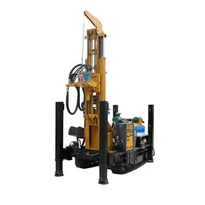 Factory supply rotary water drilling rig / hydraulic air 300M water well drilling machine for deep well drilling