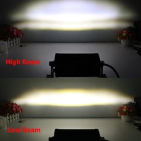 LEVO Offroad 4x4 barre de lumière LED avec feux de croisement barre de lumière de toit de voiture 32 pouces 240w barre de lumière LED simple rangée
