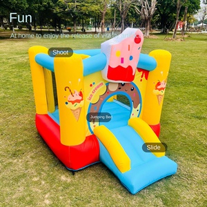 Mới Ngoài Trời Và Trong Nhà Trẻ Em Của Hấp Dẫn <span class=keywords><strong>Inflatable</strong></span> Ice Cream Lâu Đài Bouncer Với Trampoline Vui Vẻ Đồ Chơi Bơm Hơi Cho Trẻ Em - Product Image 1