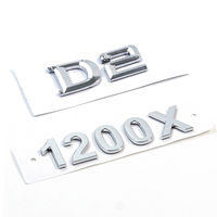 Vente en Gros Usine d'Emblèmes de Voiture Personnalisés Lettres de Voiture Logo 3D Chromé Badge Auto Étanches Emblèmes de Voiture Sur Mesure