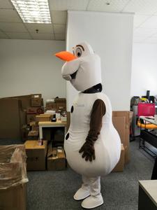 Costume de mascotte populaire, personnage de dessin animé <span class=keywords><strong>Olaf</strong></span>, costume de mascotte, costume de cosplay de <span class=keywords><strong>neige</strong></span> pour adultes - Product Image 2