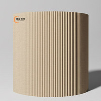 Panneaux acoustiques muraux modernes DIY, décoratifs, rainurés, 100% polyester PET, panneaux absorbants du son pour bureau et salon