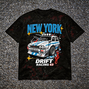 Camisetas Personalizadas al por Mayor, Proveedor de Camisetas de Cuello Redondo para Hombre, 220 GMS, Algodón de Alta Calidad, Impresión DTG - Product Image 1