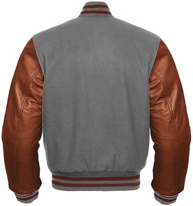 Chaquetas Varsity Letterman Lisas al por Mayor para Estudiantes Universitarios, Temporada de Invierno, Bordado en Varios Colores para Hombre - Product Image 3