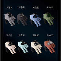 Gants de billard et de snooker antidérapants, résistants à l'usure, à doigts ouverts, avec taille réglable, bande magique, multicolores