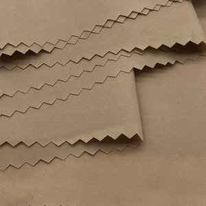 Không thấm nước PU tráng mềm 50D * 75D 100% polyester <span class=keywords><strong>Micro</strong></span> đào da vải cho áo khoác y tế tẩy tế bào chết - Product Image 2