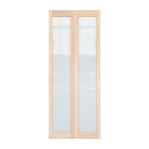 Bi Fold Solid Pine Interior <strong>Door</strong> Slab Square Top Double <strong>Hip</strong> Panel Solid Wood Interior <strong>Doors</strong> - Product Image 3