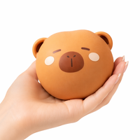 Jouet à presser Capybara mignon personnalisé en gros, en EVA à rebond lent, sensoriel, anti-stress, décompression, jouets fantaisie Kawaii pour enfants