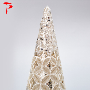 <span class=keywords><strong>Vintage</strong></span> Mercure Couleur Changeante LED Verre Arbre De Noël Décoration De Table - Product Image 2