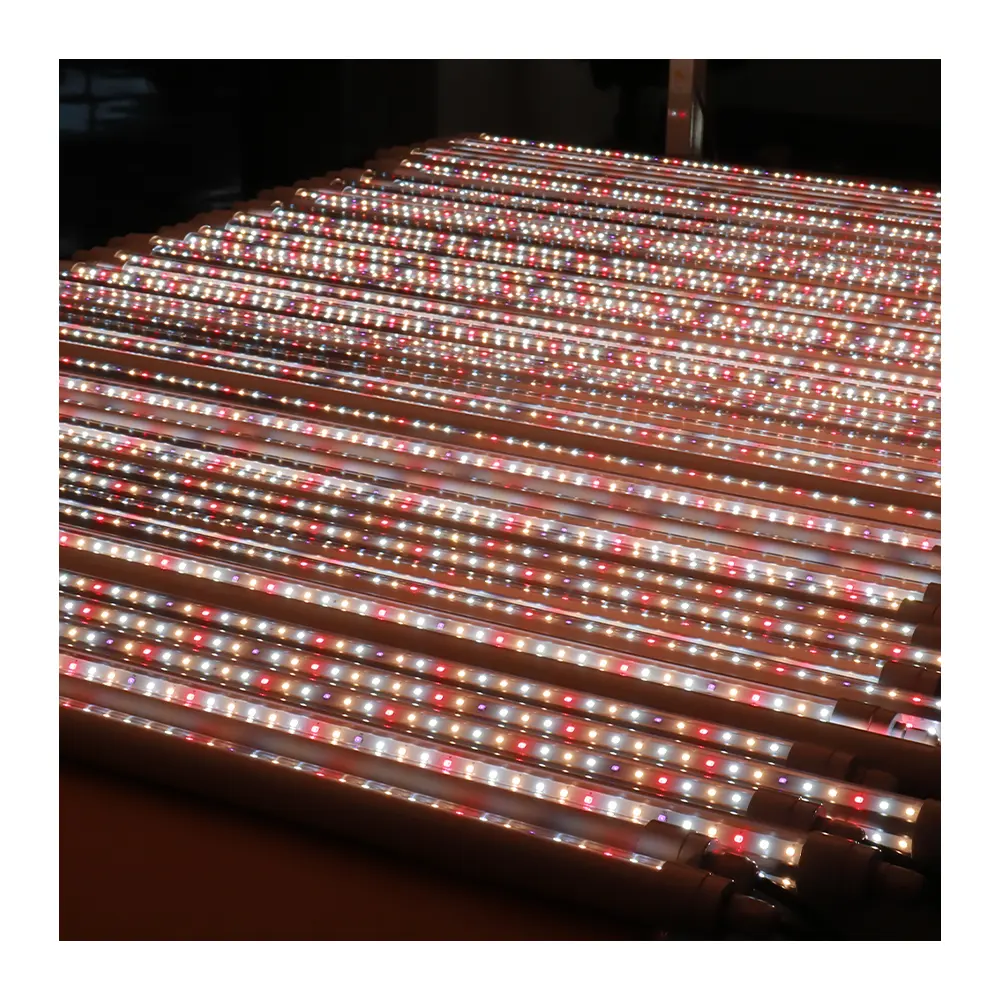 사용자 정의 LED 성장 라이트 튜브 전체 스펙트럼 660nm 4000K UV IR 방수 수경 수직 농장 온실 식물 성장