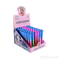 Étui à cigarettes portable de couleur unie pour le camping et les vacances, nouveau design, tube unique, boîte à cigarettes