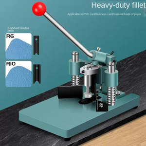 Zequan मैनुअल pvc राउंड कॉर्नर मशीन R4 R6 पेपर कटिंग मशीन कार्ड कॉर्नर ऑलराउंडर - Product Image 2