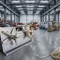 Machine de fabrication de tuyaux ondulés flexibles pour la production de conduites électriques et de tubes à chicha