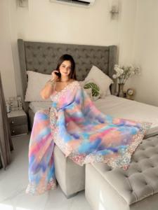 Nouvelle collection exclusive de saris à séquences vêtements de fête saris de mariage pour femmes porter au prix d'exportation - Product Image 6