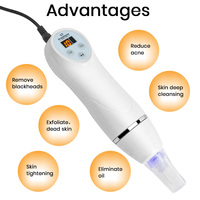 Appareil de beauté pour nettoyer les pores du visage, exfoliation de la peau, dermabrasion numérique, mini aspirateur à points noirs, machine à aspiration de points noirs