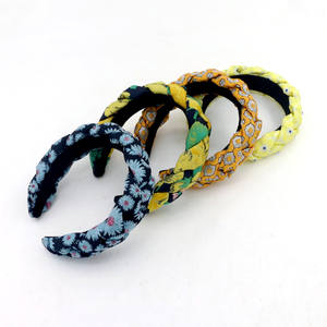 مخصص ملون فاخر مضفر عقال للنساء رائع فتاة مصمم قماش معدني بالجملة - Product Image 5