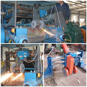 Machine de recyclage de pneus usagés, équipement de broyage à rouleaux Xinyutian <span class=keywords><strong>XM250</strong></span> pour l'entretien du broyeur XKP, certifiée CE - Product Image 6