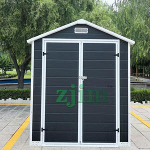 Maison pratique Produits Faites-le vous-même Abri extérieur de stockage en plastique de PVC pour le patio de jardin - Product Image 3