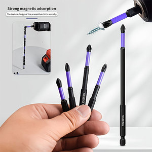 Puntas <span class=keywords><strong>de</strong></span> Destornillador <span class=keywords><strong>de</strong></span> Impacto <span class=keywords><strong>de</strong></span> Alta Dureza, Puntas <span class=keywords><strong>de</strong></span> Destornillador <span class=keywords><strong>de</strong></span> Cabeza Cruzada Phillips para Trabajos <span class=keywords><strong>de</strong></span> Destornillado Pesado - Product Image 1