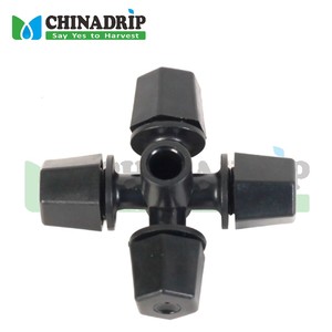 庭の温室のための節水プラスチック4出口灌漑マイクロジェットスプリンクラーフォガー - Product Image 5