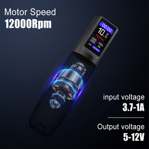 Máquina de Tatuar Inalámbrica de 1200 mAh, Pluma de Tatuar con Carrera Ajustable de 2.2-4.2 mm, Pistola de Tatuar para Principiantes y Artistas, Uso en Arte Corporal - Product Image 5