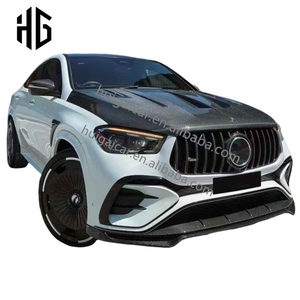 Nuevo Kit de cuerpo de fibra de carbono 2025 <span class=keywords><strong>GLE</strong></span> Upgrade a LD Style para <span class=keywords><strong>Mercedes</strong></span> <span class=keywords><strong>Benz</strong></span> W167 C167 parachoques delantero capó labio difusor trasero Spoilers - Product Image 3