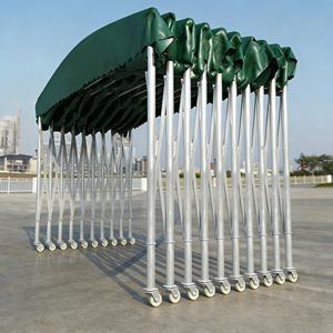 เต็นท์คลังสินค้าแบบพับเก็บได้ ขนาดสั่งทำได้ ที่เก็บของเคลื่อนที่ได้ กันน้ำ ทนไฟ ผ้า <span class=keywords><strong>PVC</strong></span> โครงเหล็กชุบสังกะสี - Product Image 6