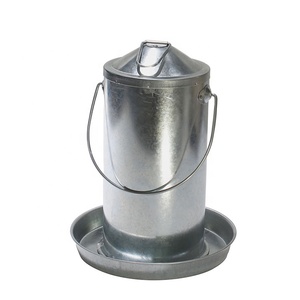 Équipement de ferme avicole Abreuvoirs de volaille de poulet en acier <span class=keywords><strong>galvanisé</strong></span> 9L <span class=keywords><strong>Abreuvoir</strong></span> automatique de volaille <span class=keywords><strong>Abreuvoir</strong></span> de poulet robuste - Product Image 4