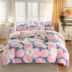 Duvet Cover Queen Bedding <strong>Sets</strong> Cotton Orange <strong>Gray</strong> <strong>Comforter</strong> Cover <strong>Cream</strong> White Printed Duvet Cover <strong>Sets</strong> - Product Image 5