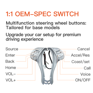 Botones Multifunción para Volante <span class=keywords><strong>de</strong></span> Nissan X-Trail T32 y <span class=keywords><strong>Qashqai</strong></span> J11, Plug & Play, Actualización Directa Sin Modificaciones - Product Image 2