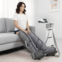 Appareil de massage par pressothérapie de drainage lymphatique CE Healthcare, appareil de compression pneumatique à 6 chambres, bottes de récupération pour les jambes et la taille
