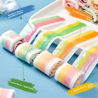 Caramelos de Goma en Tiras de Frutas, Directo de Fábrica, Bolsa Resellable, OEM, Marca Privada, Empaque Personalizado, Venta al Por Mayor, Importador