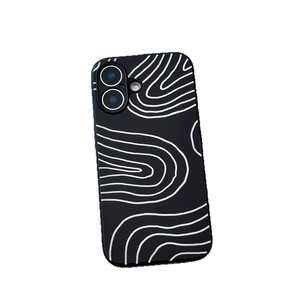 Coques de téléphone portable Apple 17 à rayures incurvées, compatibles avec les modèles 15xs14xr12plus13, en verre, vente en gros, pour le commerce extérieur. - Product Image 5
