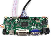 Placa Controladora LCD M.Nt68676.2A Dvi Vga Lvds para Pantalla de 17 Pulgadas LP171WU1 B170UW01 LTN170U1 B170UW01 LTN170CT02