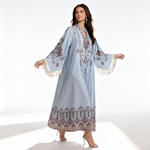 Robe Abaya élégante et raffinée de haute qualité, sur mesure, pour femmes musulmanes, occasions spéciales - Product Image 1