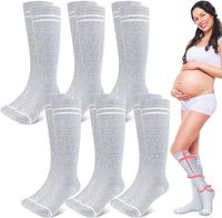 Chaussettes de compression Offre Spéciale 20-30 MmHg Bas de soutien de la circulation au genou de maternité pour