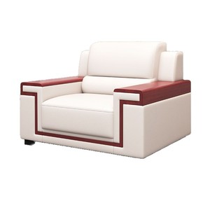 Office Leather Single Sofa For Conference Room And Reception Area - Product Image 5
