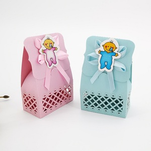 Lot de 12 boîtes à bonbons pour baby shower, jolies boîtes en papier pour garçon et fille, cadeaux de baptême, cadeaux d'anniversaire pour enfants, sacs à bonbons, fournitures pour fêtes et événements - Product Image 5