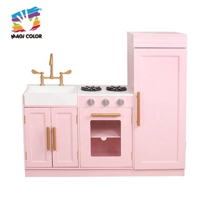 Juego <span class=keywords><strong>de</strong></span> cocina <span class=keywords><strong>de</strong></span> madera rosa encantador-Juguetes <span class=keywords><strong>de</strong></span> cocina <span class=keywords><strong>de</strong></span> simulación <span class=keywords><strong>para</strong></span> niños pequeños y <span class=keywords><strong>niñas</strong></span> W10C479 - Product Image 1