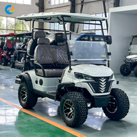 Voiture de golf électrique Robetaa Factory CE, nouvelle exportation, 4 places, tout-terrain, pour parcours de golf, avec énergie solaire