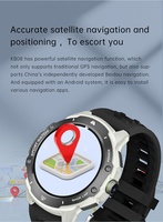 Montre connectée Android 4G LTE avec carte SIM pour hommes et femmes, étanche IP67, appels SMS/WiFi/vidéo, écran AMOLED, batterie 3 mois, e-mail