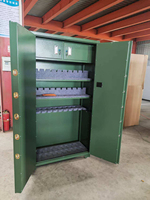 Armoire de rangement pour armes à feu en acier sur mesure, double porte, serrure à clavier numérique, coffre-fort pour armes à feu, sécurité antivol, casier de rangement pour armes à feu