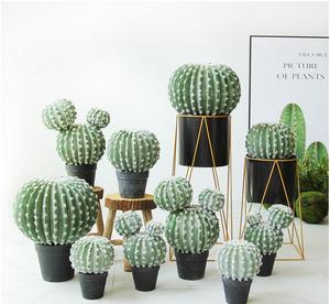 Plante Artificielle <span class=keywords><strong>D</strong></span>écorative en Plastique, Étiquette Personnalisée, Petits Clôtures, Treillis, Portails, <span class=keywords><strong>Cactus</strong></span> Artificiels - Product Image 2