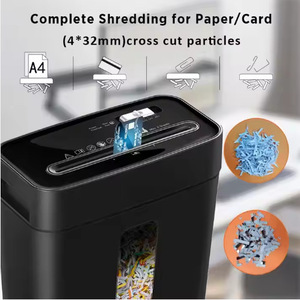 Office <b>Paper</b> <b>Shredder</b> OS610 Cross Cut 12L Capacity 10-19 Sheets A4 Electric Fully Automatic Document Destroyer - Product Image 3