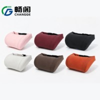 Coussin de soutien lombaire et appui-tête de voiture en suède perforé en microfibre pour décoration intérieure automobile