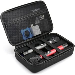 Étui de rangement rigide élégant pour microphone, sac de transport portable en EVA personnalisé, étui de protection stable pour deux microphones portables - Product Image 1